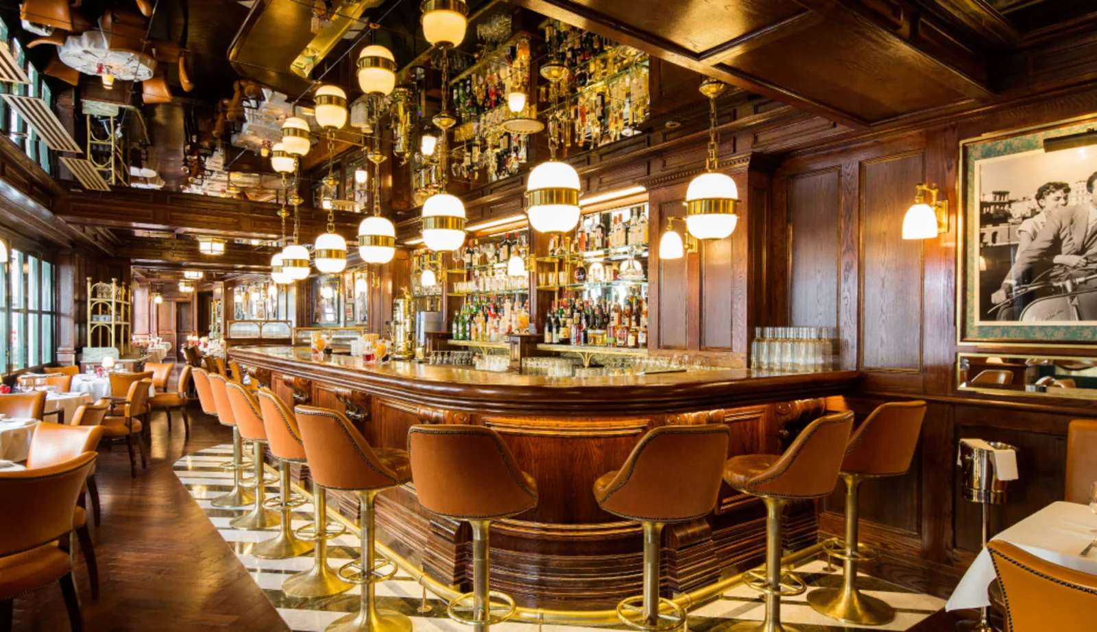 Bar and dining space at Harry’s Knightsbridge, London